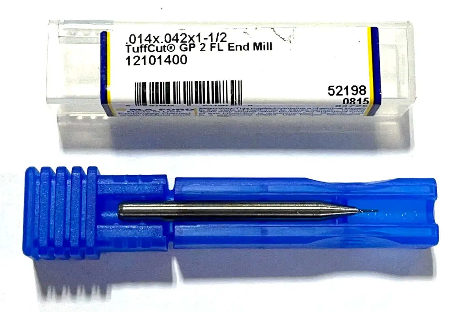 M.A. Ford .014" Miniature Carbide End Mill 2 Flute TuffCut General Purpose USA
