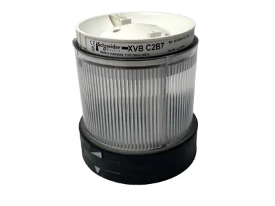 Used Schneider Electric Clear Steady Indicator Stack Light 70mm Diameter 24V Light Source Equipment Michigan US | Maverick Industrial Sales #1401937