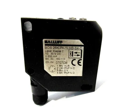 USED BALLUFF BOS 26K-PA-1LHB-S4-C PHOTO SENSOR BOS26KPA1LHBS4C