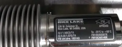 RICE LAKE RL9018SS Weighing Systems Loc5D1