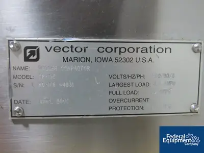 USED Freund-Vector Vector Freund Roller Compactor, Model TF-156