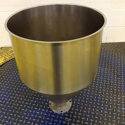 USED METAL FABRICATOR HOPPER976