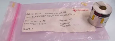 QTY. 1. ANTON PAAR ELASTOMER COUPLING EKL/5/C/10/1...