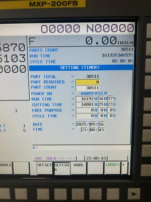 2011 YCM NSV102A (C10) 40 x 20 Vertical Machining Center