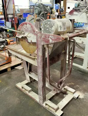 7.5 HP X 14" MK WET BRICK AND BLOCK SAW: YOBRO #25032