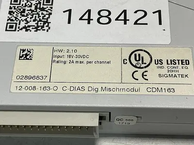 USED SIGMATEK CDM 163