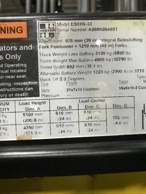 Used 2019 HYSTER E50XN Misc Forklifts Illinois US | Somerset Equipment Sales #1543058