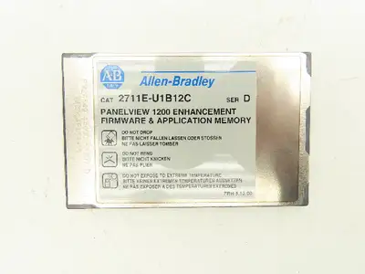 Allen Bradley 2711E-U1B12C PanelView 1200 Enhancement Memory Card 4Mb Ser D