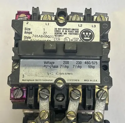 Used WESTINGHOUSE A200MICAC Starters | Surplus Asset Holdings #1205238