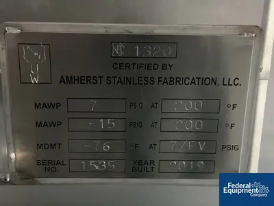 NEW IMA IMA NO2 Sterilizer, 316L S/S, Model NO2 Sterilizer 3.5