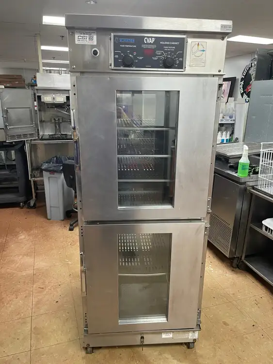 Used Winston Used Winston HA4522ZE CVAP Pass Through Humidified Heated Holding Cabinet 120V Hot Food Warming, Holding, & Transport Cabinets Illinois US | Falcon Restaurant Supply #1374933