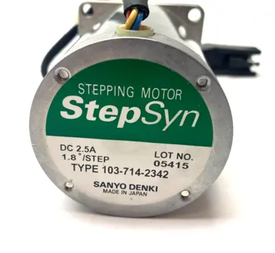 Used Sanyo Denki StepSyn Stepping Motor 1.8 Degree Step 2.5A Motors (misc) Michigan US | Maverick Industrial Sales #1398321