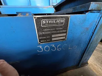 72" x 8" Arbor Strilich Injector Slitter Heads