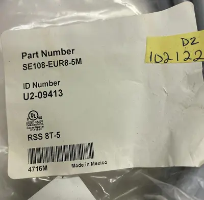 Used TURCK SE108-EUR8-5M Miscellaneous Equipment (Electrical & Power) | Surplus Asset Holdings #1190375