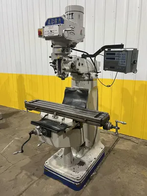 3 HP ACRA MODEL #AM-2V VERTICAL RAM TYPE KNEE MILL: STOCK #18827