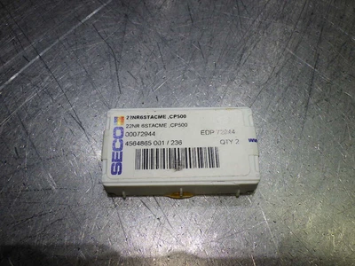 SECO GL50 Coolant Thru Threading Head W/Inserts GL50-CNR-31032-22AHD (LOC3120A)