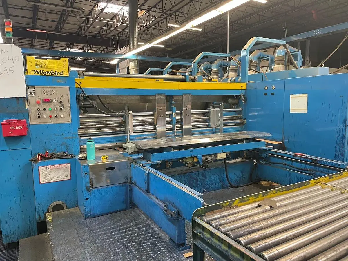 Latitude (LMC) 50" x 110" 3 color Flexo Folder Gluer with Die Cut Section
