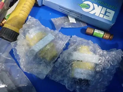 Cables, Snail Horn, Battery Unit, Drill