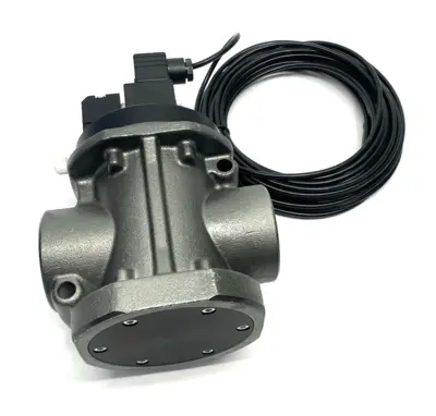 USED MEC FLUID 2 SERVO-ASSISTED VACUUM VALVE 3-WAY, 1-1/2" PORTS, COMP. AIR