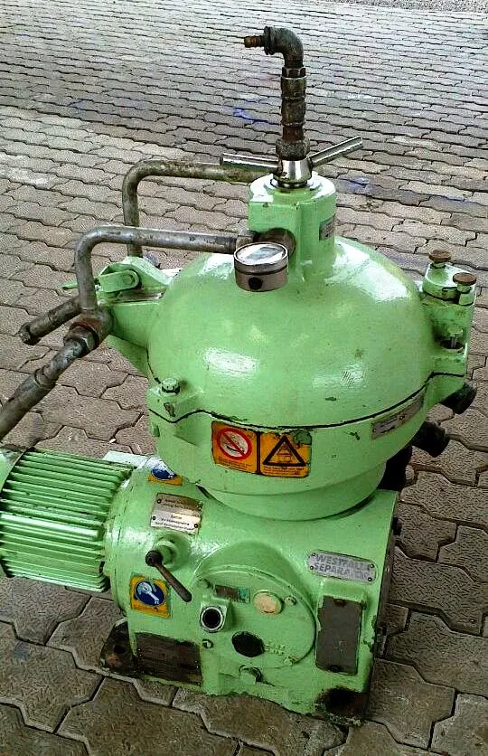 (2) Westfalia OSC 4-02-066 fuel oil purifiers, SS.