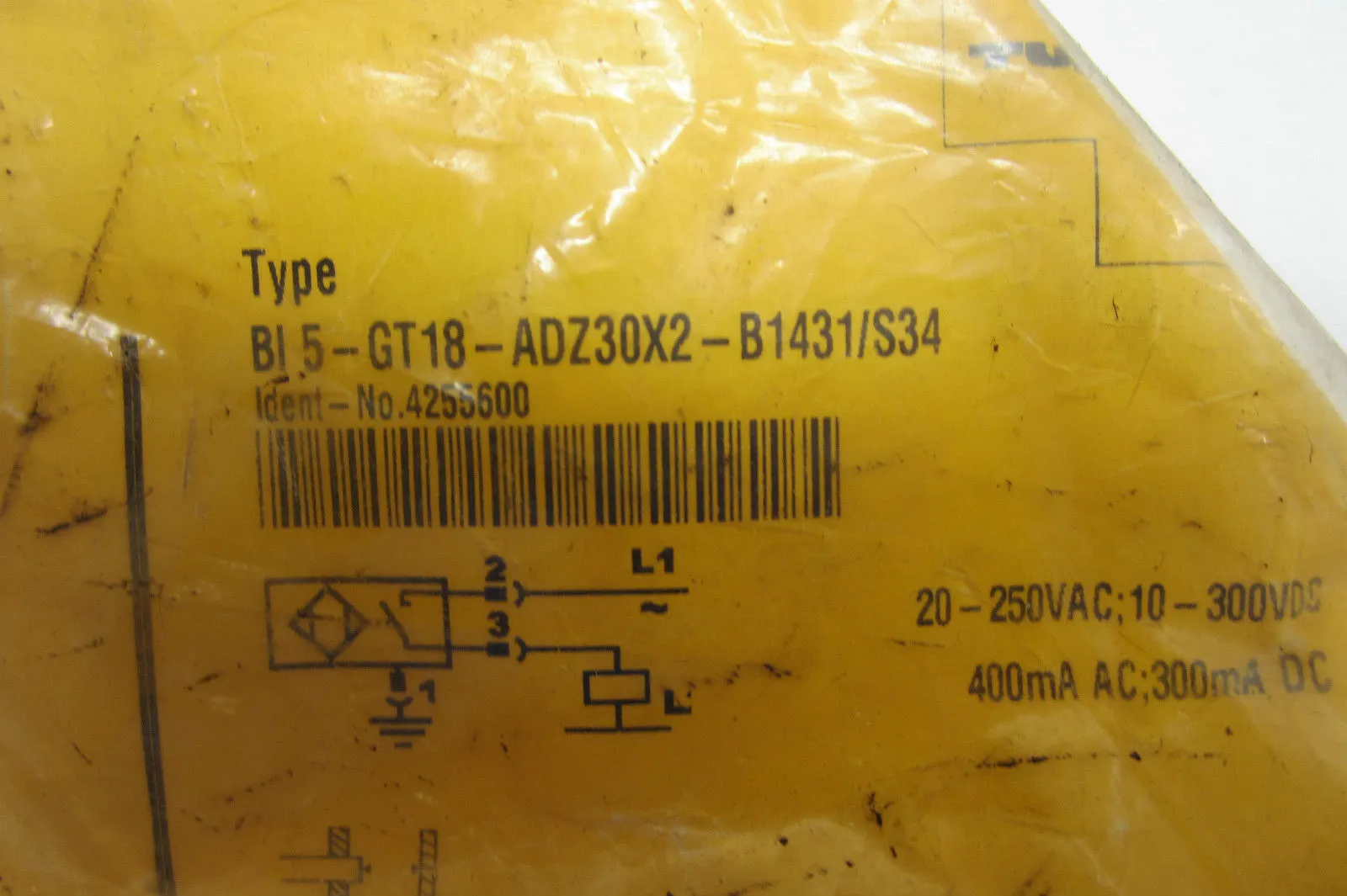 NEW TURCK ELEKTRONIC BI5-GT18-ADZ30X2-B1431/S34 PROXIMITY SWITCH