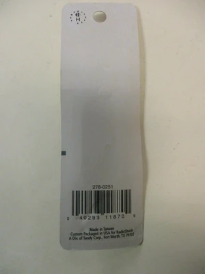 NEW Radioshack 278-251