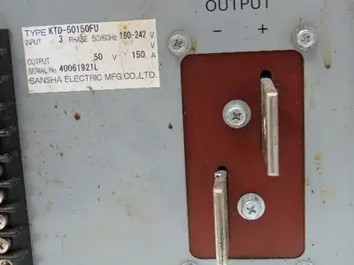 Sansha KTD-50150FU SanRex DC Auto 50VDC 150A Metal Surface Treatment Plating