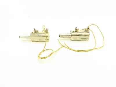 SMC MKB40-50LZ Rotary Clamp Air Cylinder 40mm Bore 50mm Stroke 145 PSI Lot of 2