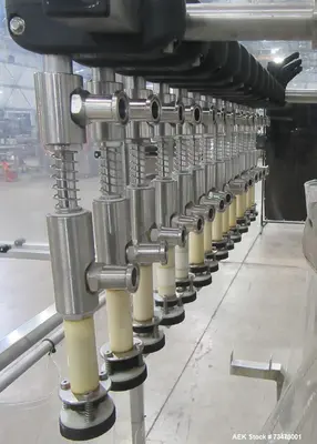 Used Inline Filling Systems 14-Head Automatic Inline Pressure Filler