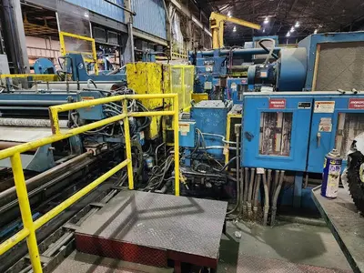 52” x .100” x 35,000 Lb. Stamco Double-Loop Slitting Line