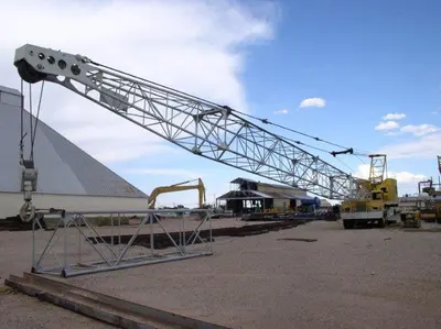 80 Ton P & H Model 775A-TC Truck Crane; 125 ft Lattice Boom (tube type); Twin Diesels; 4 Axle, $8,000