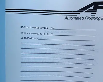 NEW AUTOMATED FINISHING INC 5B3