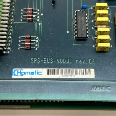 USED HOMATIC CPU MODULE HC020 SPS-BUS-MODUL SPSII REV. 04