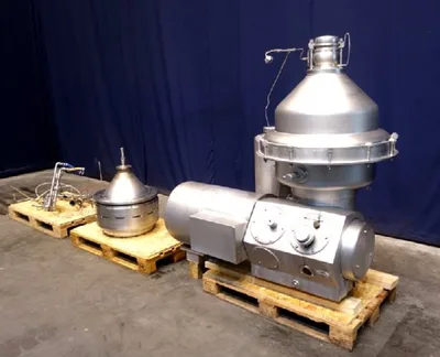 Alfa-Laval MRPX 514 HGV-74C cold milk separator, 316SS.