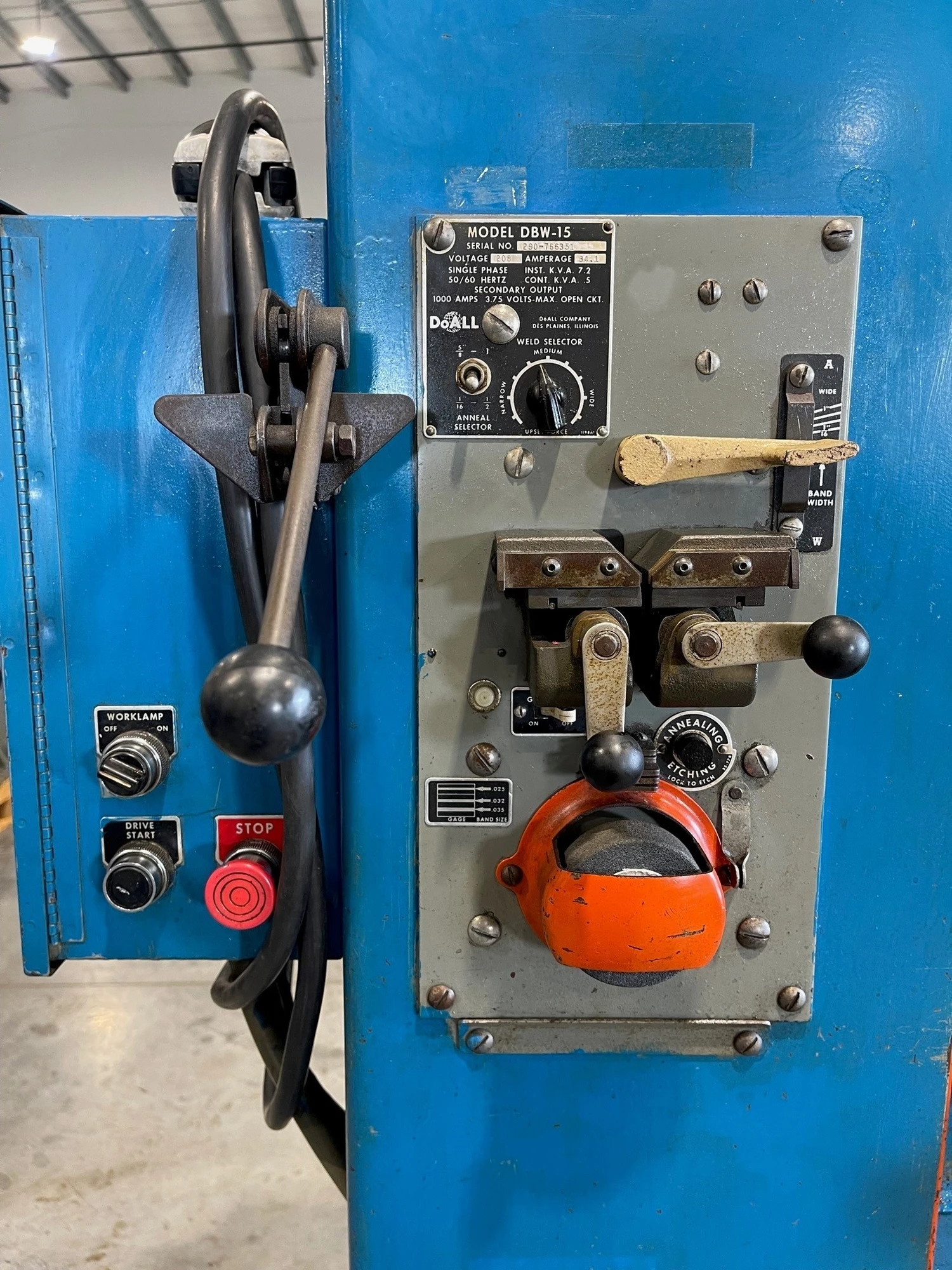 Used 1976 DOALL 2012-1AC Vertical Band Saws 6788 | GMT