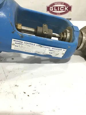 Warren E-1890021/26756 Air Actuated Control Plug Valve 20 PSIG