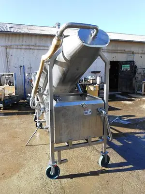 Conveyor, Screw, 10" x 7', S/st, Dbl, Incline, #S742038