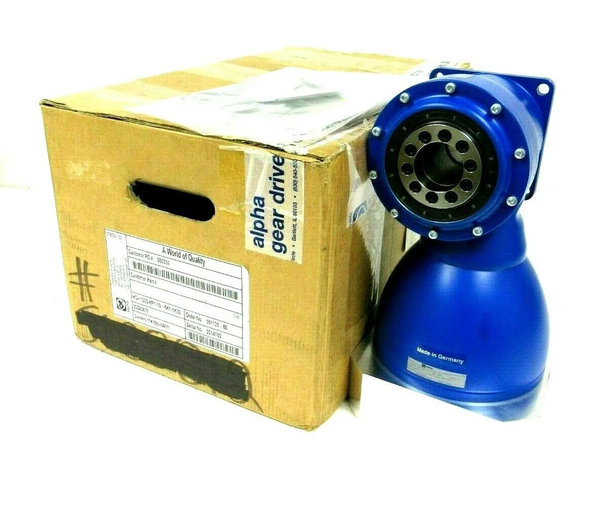 NEW ALPHA HG+100S-MF1-10-5K1-1K00 RIGHT ANGLE GEARHEAD HG100SMF1105K11K00