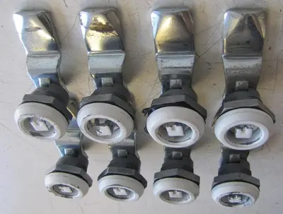 Lot of 8 Heavy Duty Industrial Champion Door Cam Locks