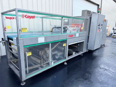 Kisters Kayat 601-T Continuous Motion Tray Shrink Bundler