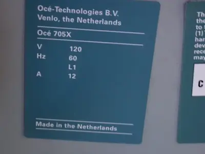 USED OCETECHNOLOGIES 7055