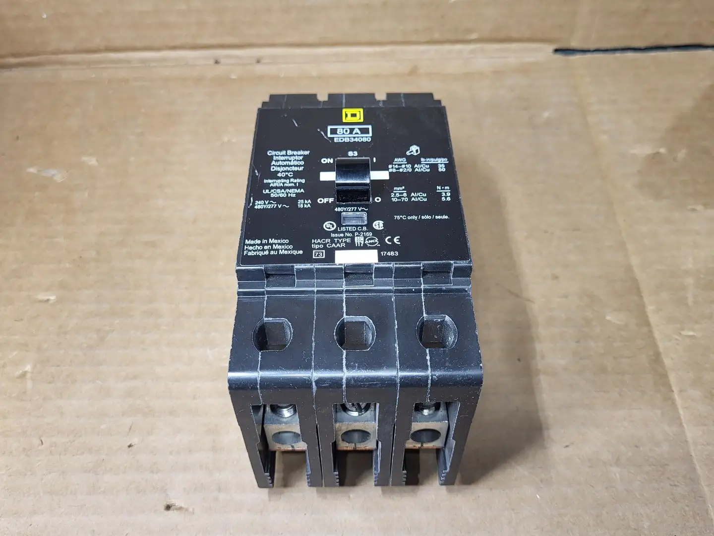 NEW SQUARE D EDB34080