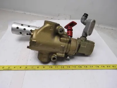 Ross 2773A6072 2/2 LOX Quick Exhaust Lock Out Valve 24VDC Solenoid 1" NPT