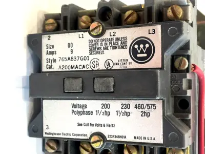 NEW WESTINGHOUSE A200MACAC STARTER