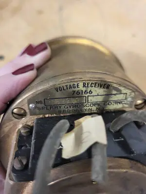 Pair of Vintage Sperry Gyroscope Voltage Receiver Motors