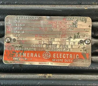 USED GE 5KR404SS305