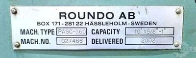 USED 2002 ROUNDO PASC 360