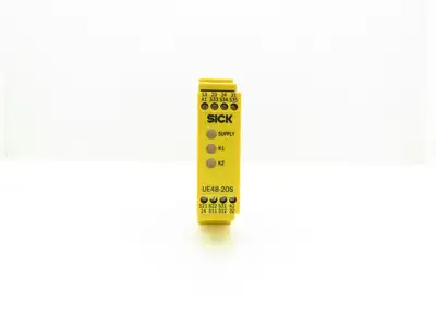 Sick UE48-20S2D2 Machine Safety Relay Module 24V 25ms Response Time Din Mount