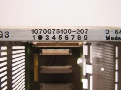 Bosch 1070075100-207 D-64711 CL200 PLC Rack 7 Slot Chassis