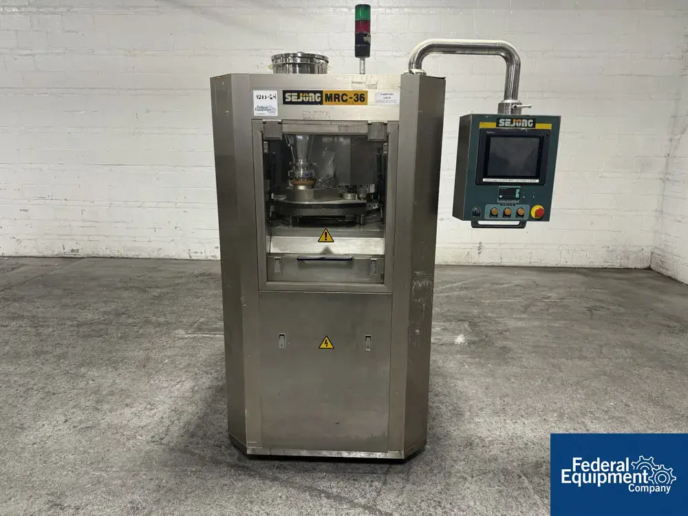 USED Sejong Sejong Rotary Tablet Press, Model MRC-36N, 36 Station